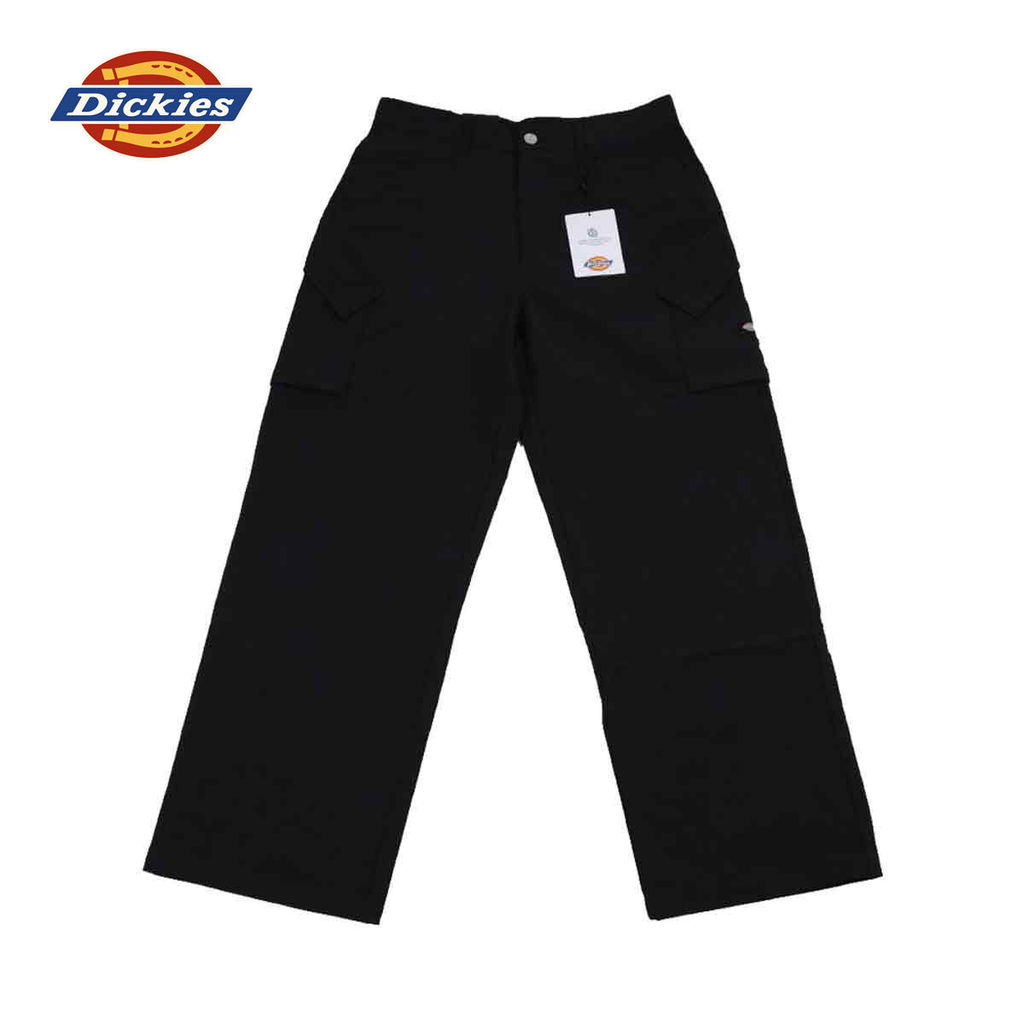 DICKIES MENS LOOSE FIT PANTS (STRAIGHT LEG) - BLACK กางเกงทรงหลวม ขากระบอก ทรงหล่อใส่สบาย