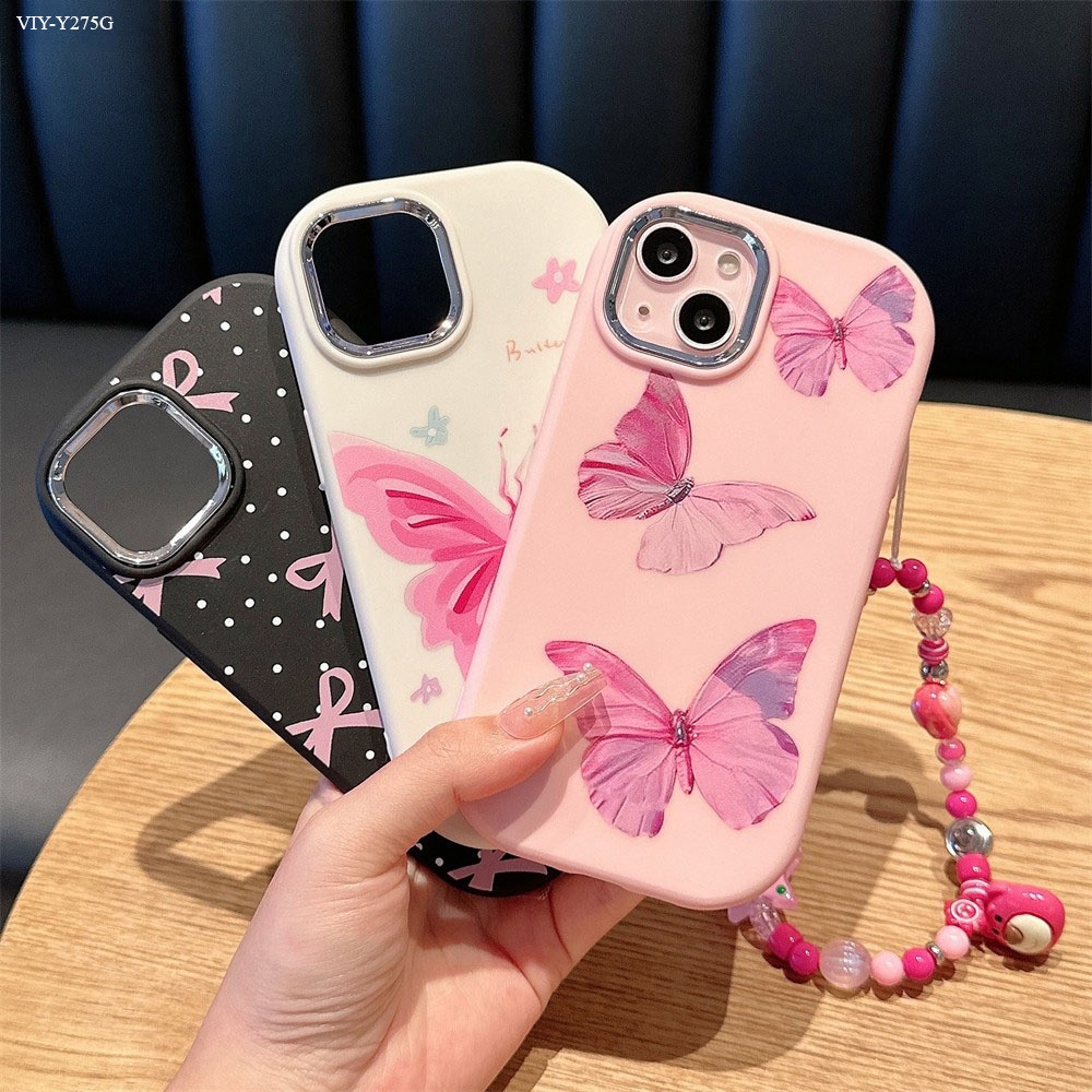 เคส For VIVO Y27 Y27S Y28 Y28S Y29 Y30 Y33S Y33T 4G 5G เชือกเส้นเล็ก ฟรีเชือกเส้นเล็ก ลายการ์ตูน GSK