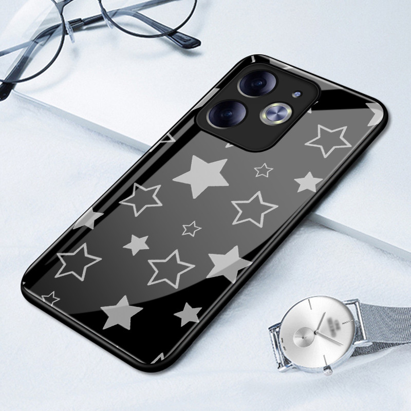 เคสสำหรับ Tecno Pova 6 Pova 6 Pro Pova 6 Neo เคสโทรศัพท์แก้วดาวป้องกันการตกช็อตเต็ม
