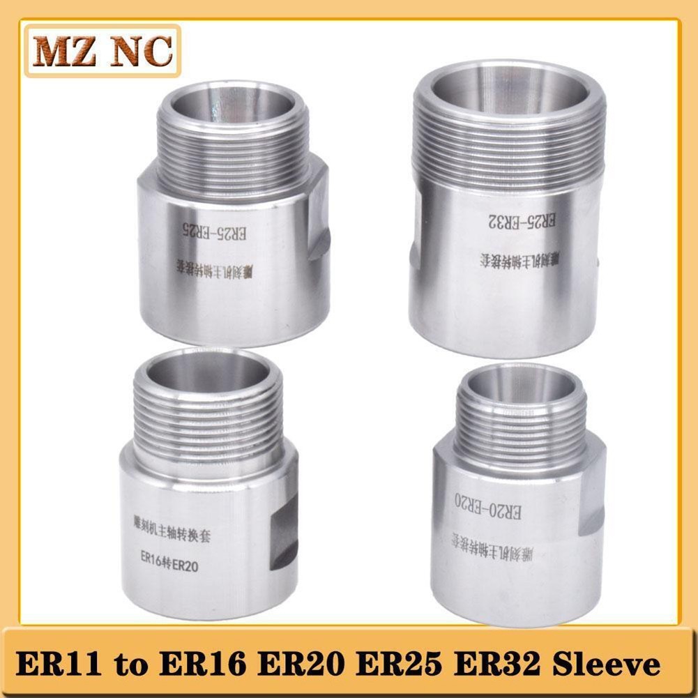 อะแดปเตอร์ด้าย Er11 Er16 Er20 Er25 Er32 Collet Chuck แกนสําหรับโรเตอร์มอเตอร์