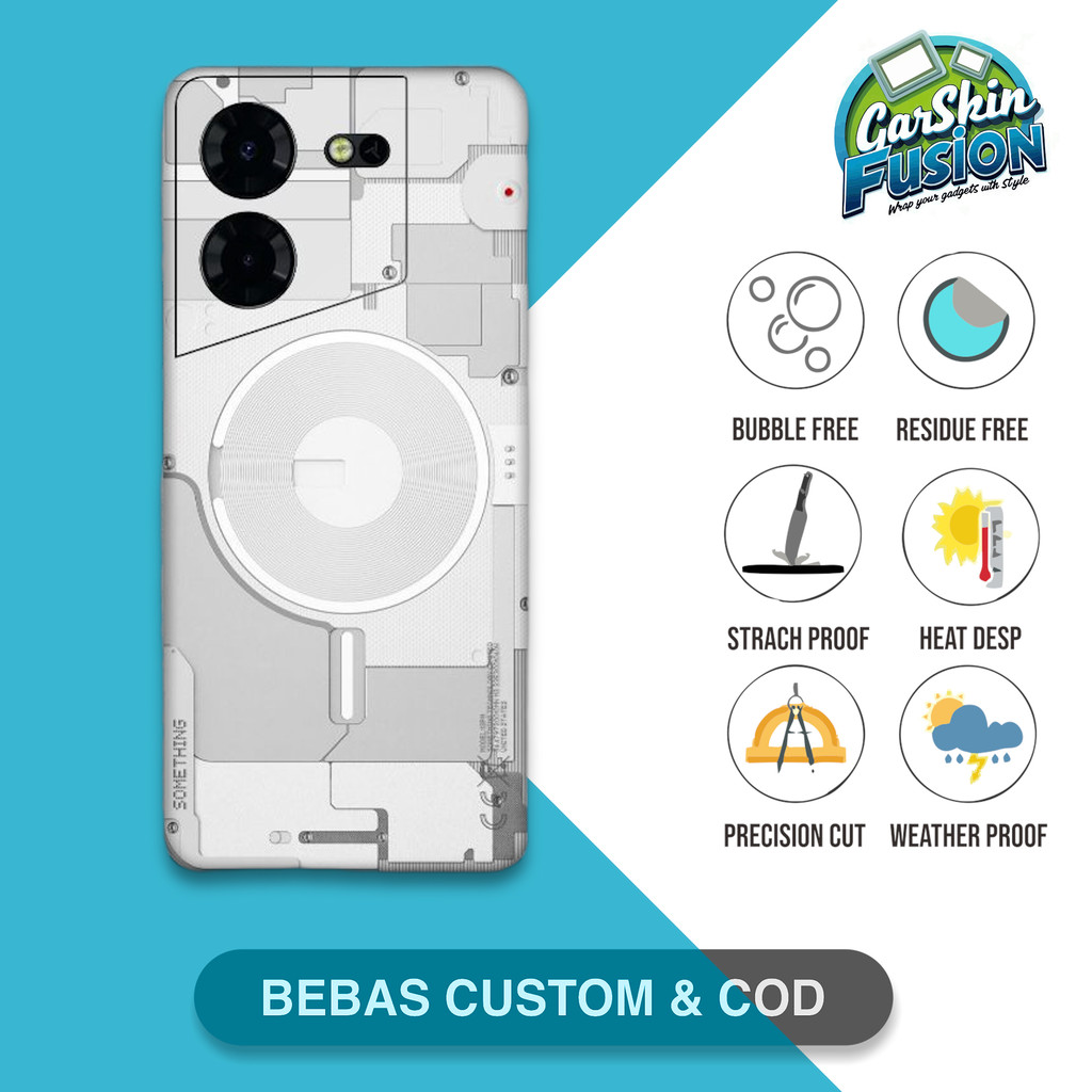 Garskin Skin Tecno Pova 5 Something เคสป้องกันรอยขีดข่วน | By Fusion Code - a4q