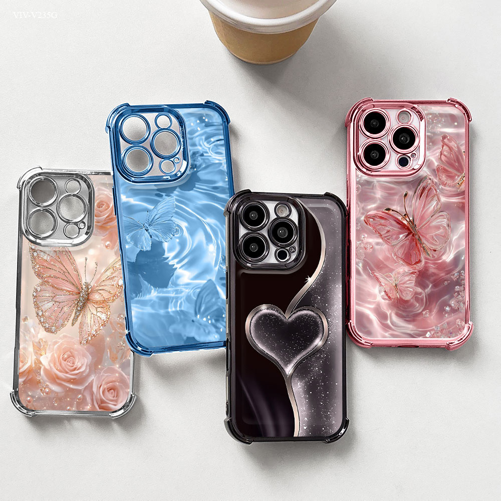 เคส For VIVO V23 V25 V25E V29 V29E V30 V50 V50E V60 Lite Pro 4G 5G เคสโทรศัพท์ เคสวีโว่ เคสนิ่ม Silicone Phone Case FS