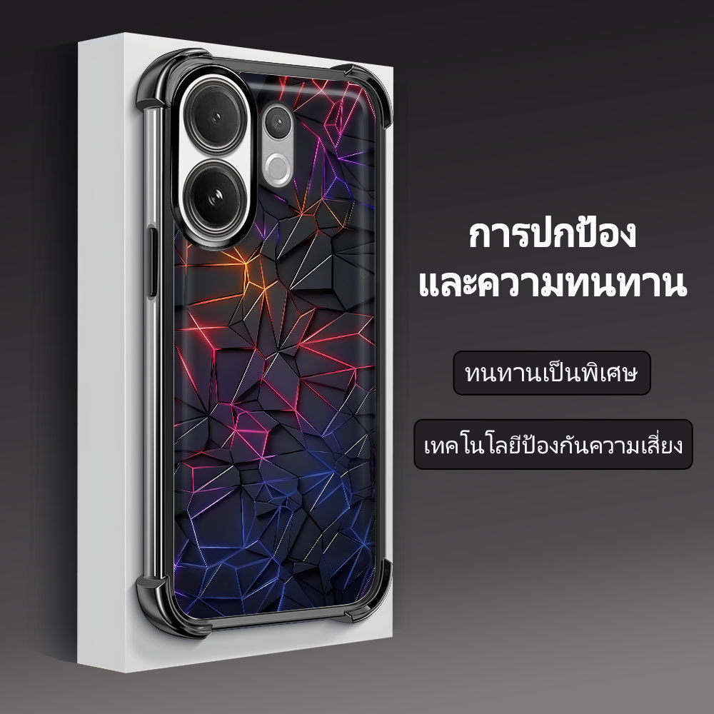 เคส กันมุม สำหรับ For VIVO V60 5G เคสโทรศัพท์ เคสวีโว่ เคสนิ่ม Anti Drop โปร่งใส TPU Silicone Soft Shell FS2242