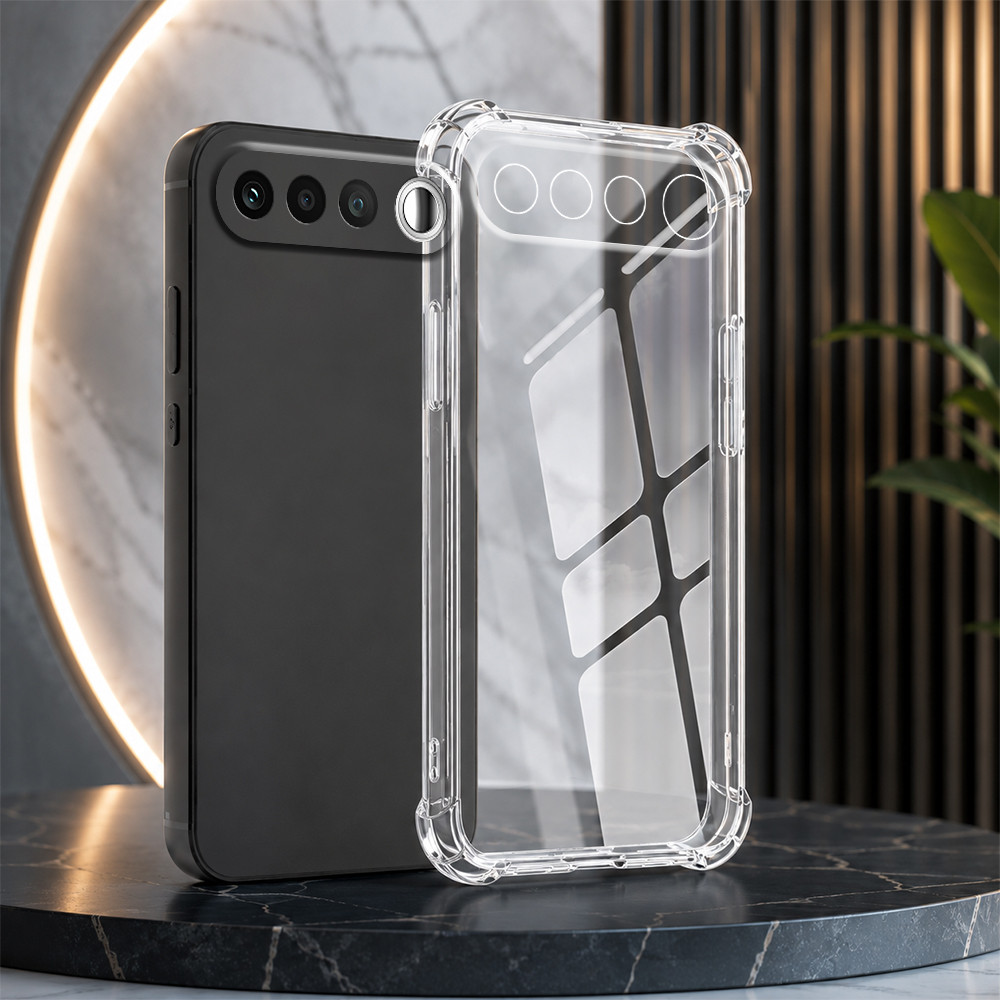 เคส tpu สีดํา Realme 16 / 16 Pro 5G vs โปร่งใสยืดหยุ่นเพื่อจํากัดการตก
