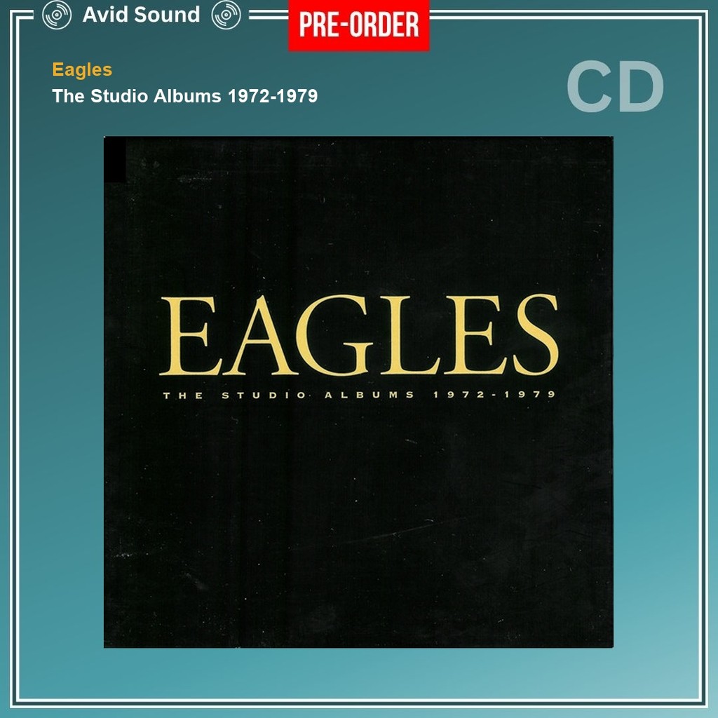Pre-Order CD แผ่นซีดี Eagles The Studio Albums 1972-1979 ใหม่ ซีล Eagles CD