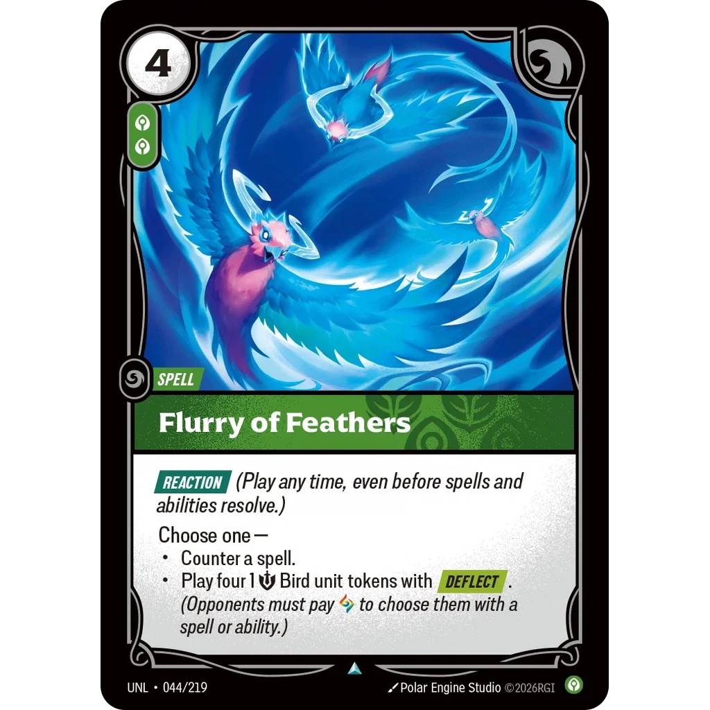 Flurry of Feathers - UNL-044 - Uncommon - Unleashed [RIFTBOUND SINGLES]