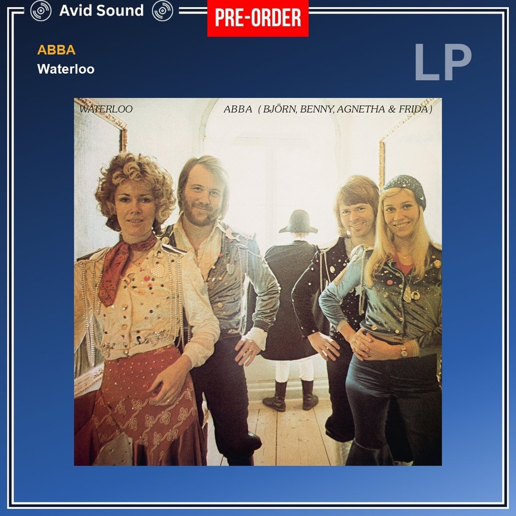 Pre-Order แผ่นเสียง ABBA Waterloo ใหม่ ซีล ABBA Vinyl LP