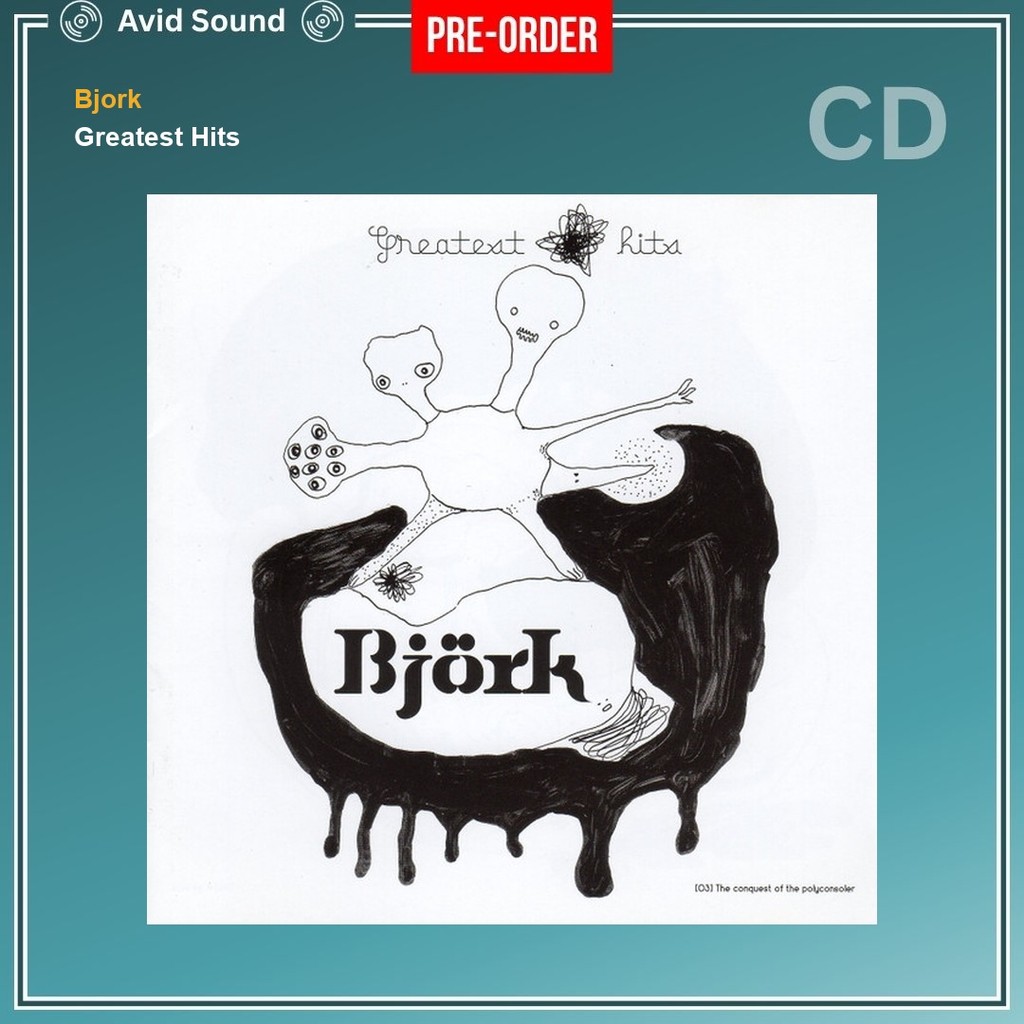 Pre-Order CD แผ่นซีดี Bjork Greatest Hits ใหม่ ซีล Bjork CD