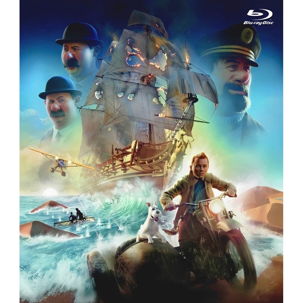 The Adventures of Tintin (2011) บลูเรย์ Blu-ray 6.9/10 Jamie Bell