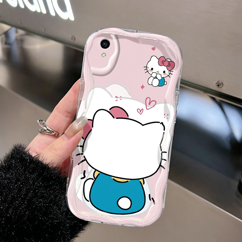 เคส VIVO Y91C Y90 Y1s เคสใส การ์ตูนแมวน้อยน่ารัก