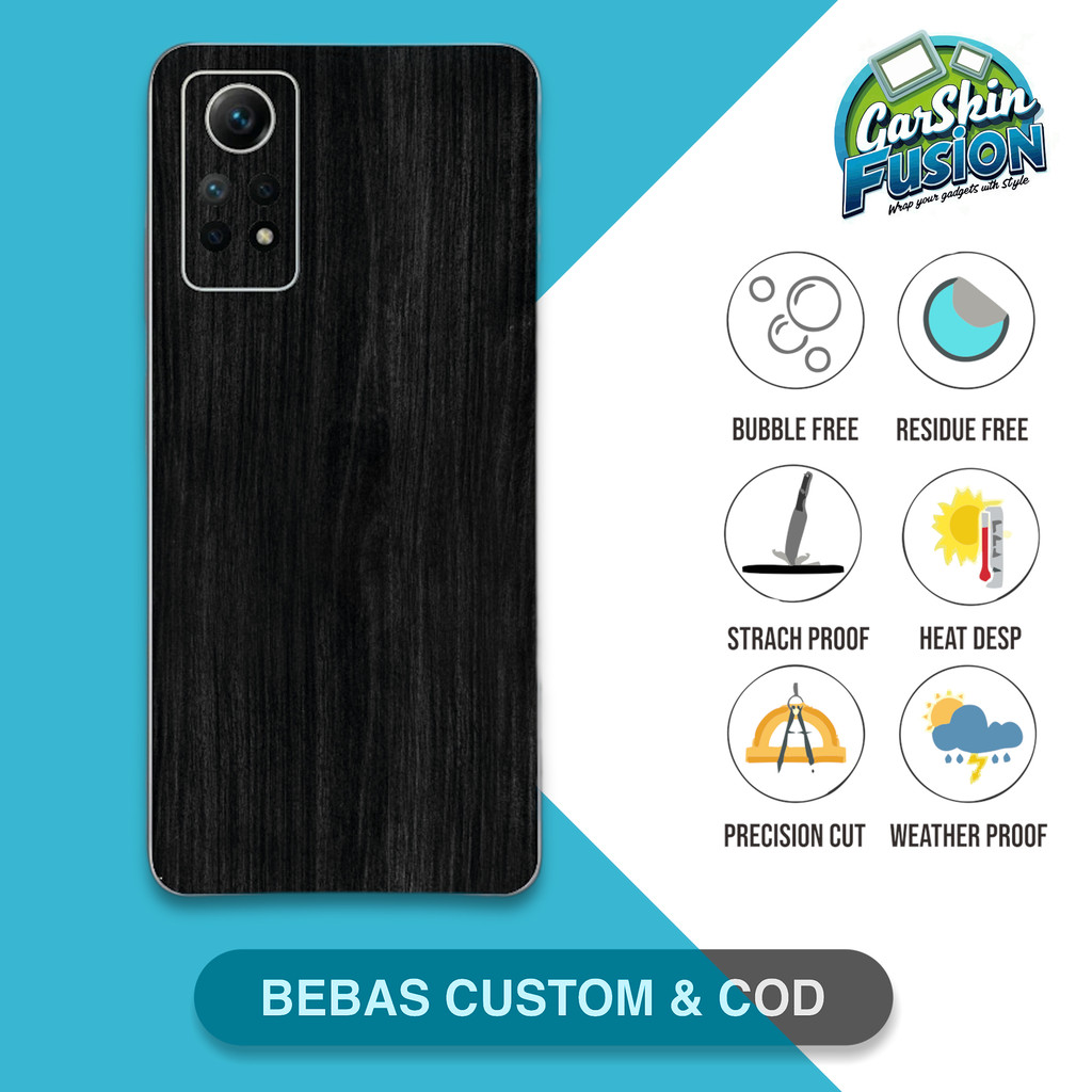 Garskin Skin Redmi Note 12 Pro 4G WOOD เคสกันรอย | By Fusion Code - dSh