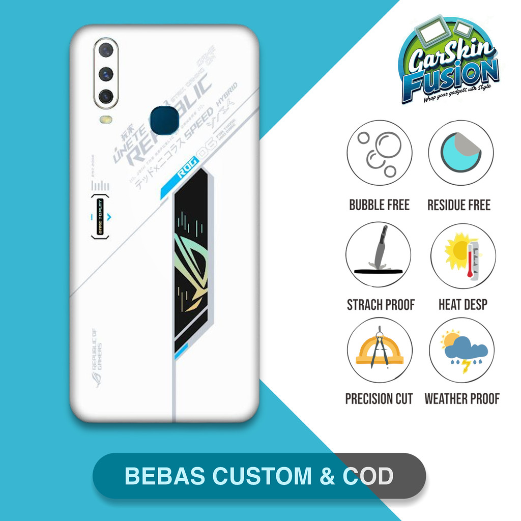 Garskin Skin Vivo y17 rogg เคสป้องกันรอยขีดข่วน | By Fusion Code - 8q0