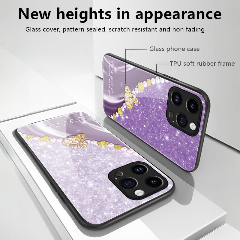 เคสสำหรับ Samsung A7 2018 เคสโทรศัพท์กระเป๋าเงินเปลือกแก้วกันกระแทก - รูปที่ 4