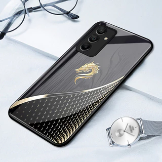 เคสสำหรับ Samsung A15 4G A15 5G A16 5G A13 5G A24 A54 A55 A34 A35 5G A13 Lite A14 5G เคสโทรศัพท์มังกรเปลือกแก้วกันกระแทก