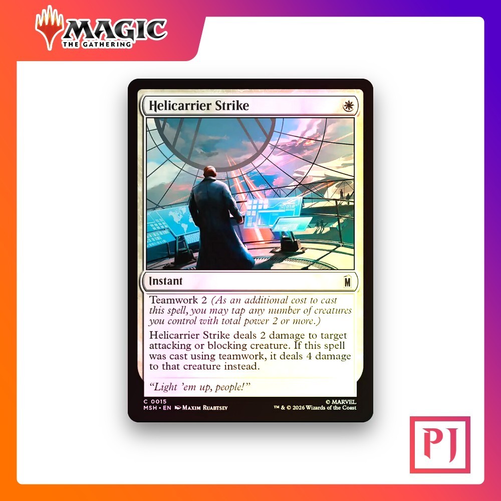 [MTG] Helicarrier Strike (#15) [MSH] [WHITE] [COMMON] | Magic the Gathering