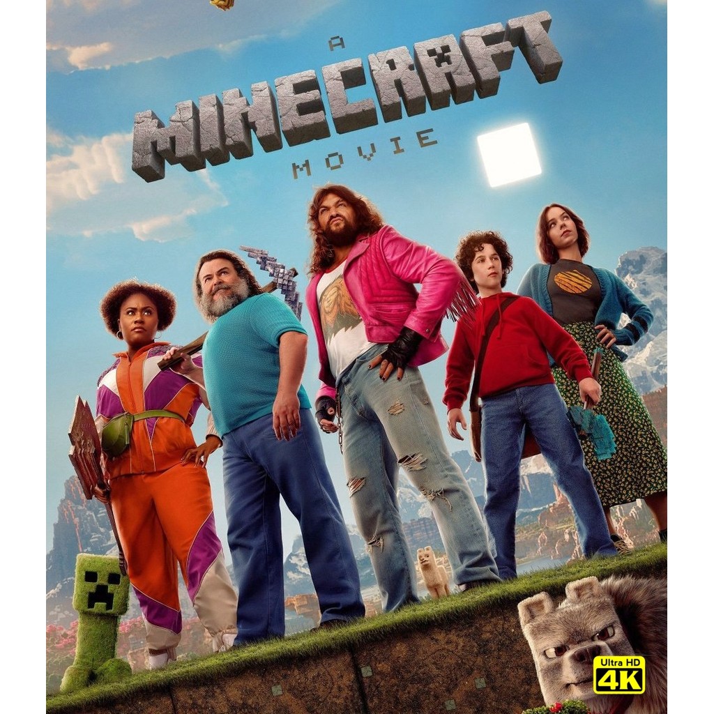 4K - A Minecraft Movie ไมน์คราฟต์ มูฟวี่ (2025) 4K UHD ⭐6.4/10 Jason Momoa