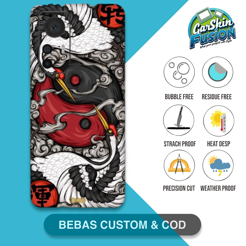 Garskin Skin Xiaomi 12T dragons เคสป้องกันรอยขีดข่วน | By Fusion Code - QOa