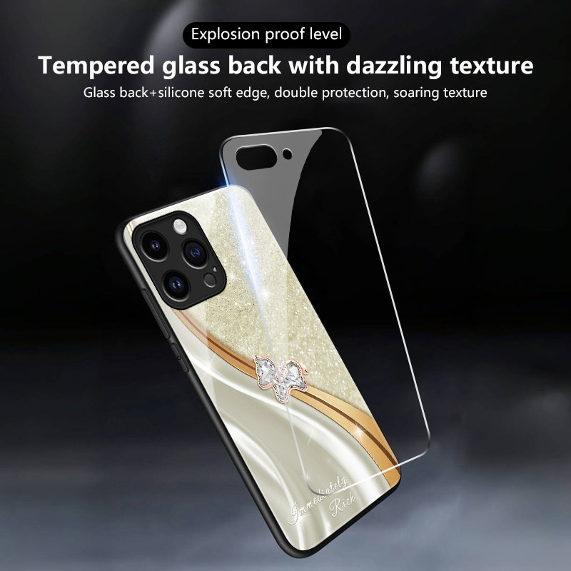 เคสสำหรับ VIVO Y17s Y36i 5G Y28 5G G2 5G เคสโทรศัพท์ม้าเล็กเปลือกแก้วกันกระแทก - รูปที่ 3