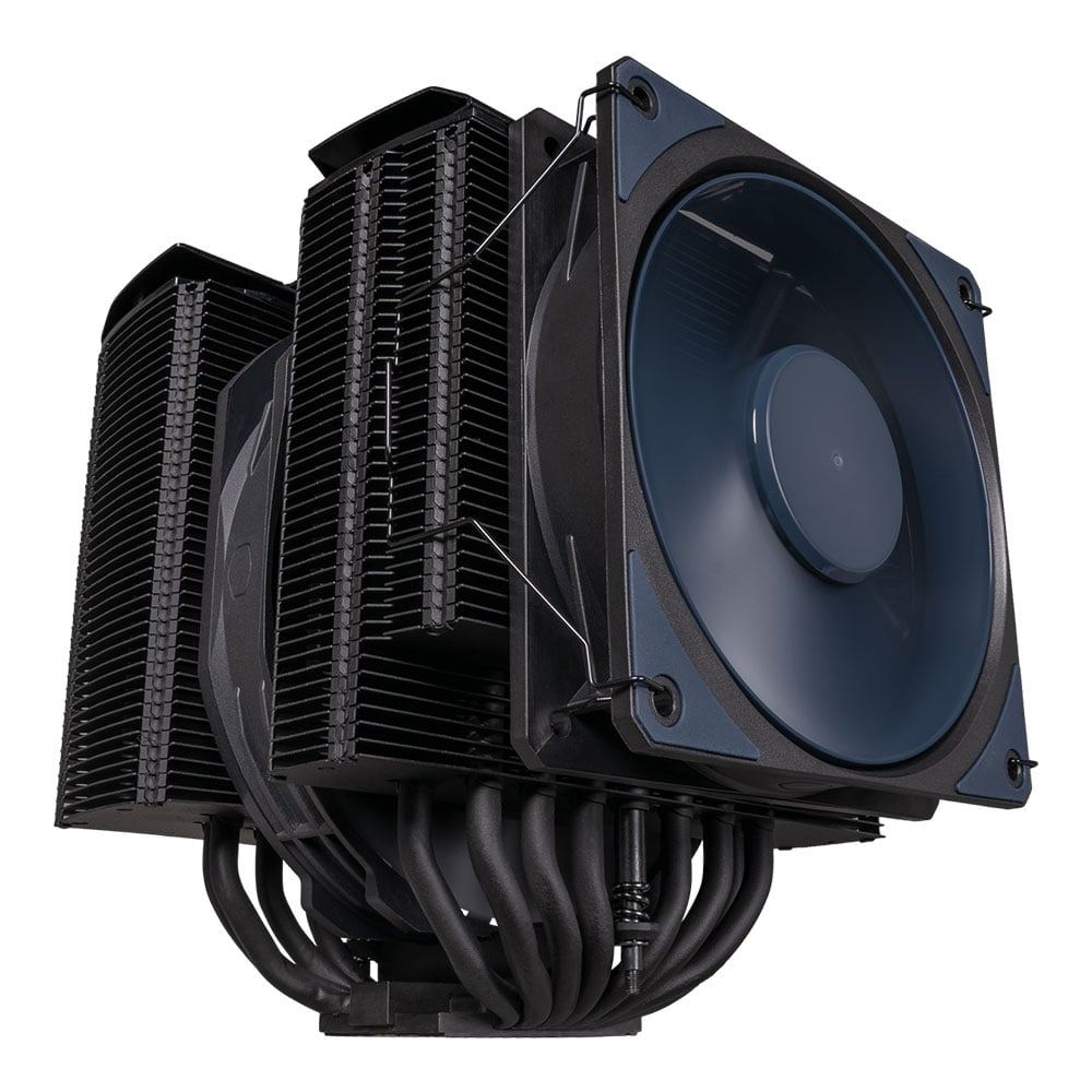 CPU AIR COOLER (พัดลมซีพียู) COOLER MASTER MASTERAIR MA824 STEALTH (MAM-D8PN-318PK-R1) ]