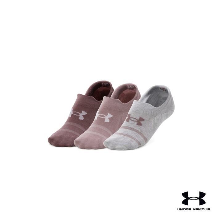 Under Armour ถุงเท้าข้อสั้นแพ็ก 3 คู่ยูนิเซ็กส์ UA Essential Ultra Low