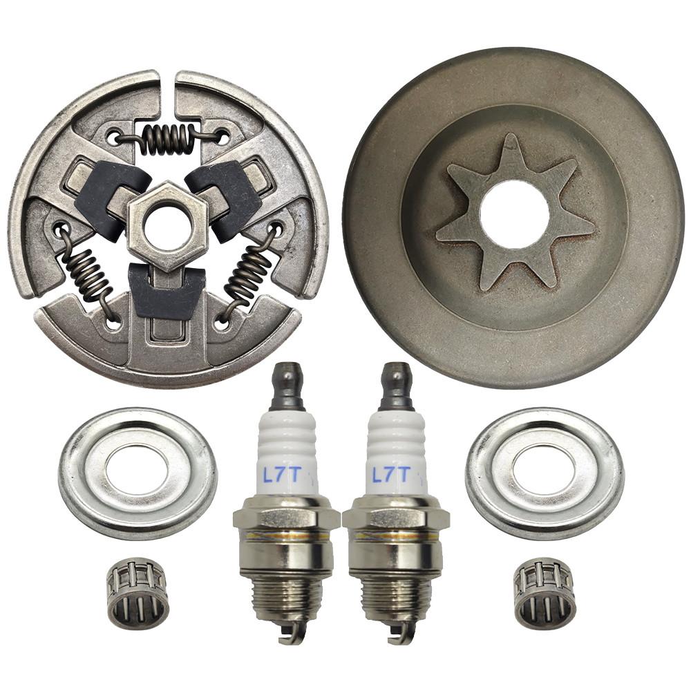 เฟืองคลัทช์กลอง 3/8" 7T ชุดแบริ่งเข็มสําหรับ MS290 MS390 029 039 MS310 Chainsaw อะไหล่