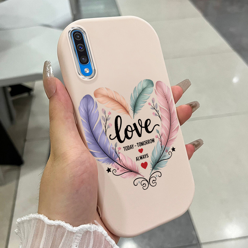 เคส ใช้ได้กับ Samsung A50 A50s A30s Case Fashion Heart