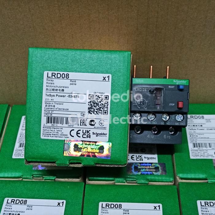 SCHNEIDER TOR (THERMAL OVERLOAD) LRD 08