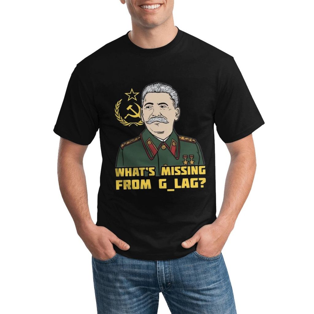 Stalin Ussr สหภาพโซเวียตคอมมิวนิสต์แฟชั่นเสื้อยืดคอกลมที่กําหนดเองที่สมบูรณ์แบบสําหรับออกนอกบ้านแบบส