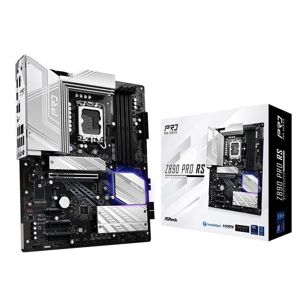 MAINBOARD (เมนบอร์ด) ASROCK Z890 PRO RS (INTEL SOCKET 1851 DDR5 ATX) +++