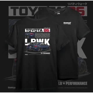เสื้อยืด Toyota 86 LBWK เสื้อไมโครไฟเบอร์
