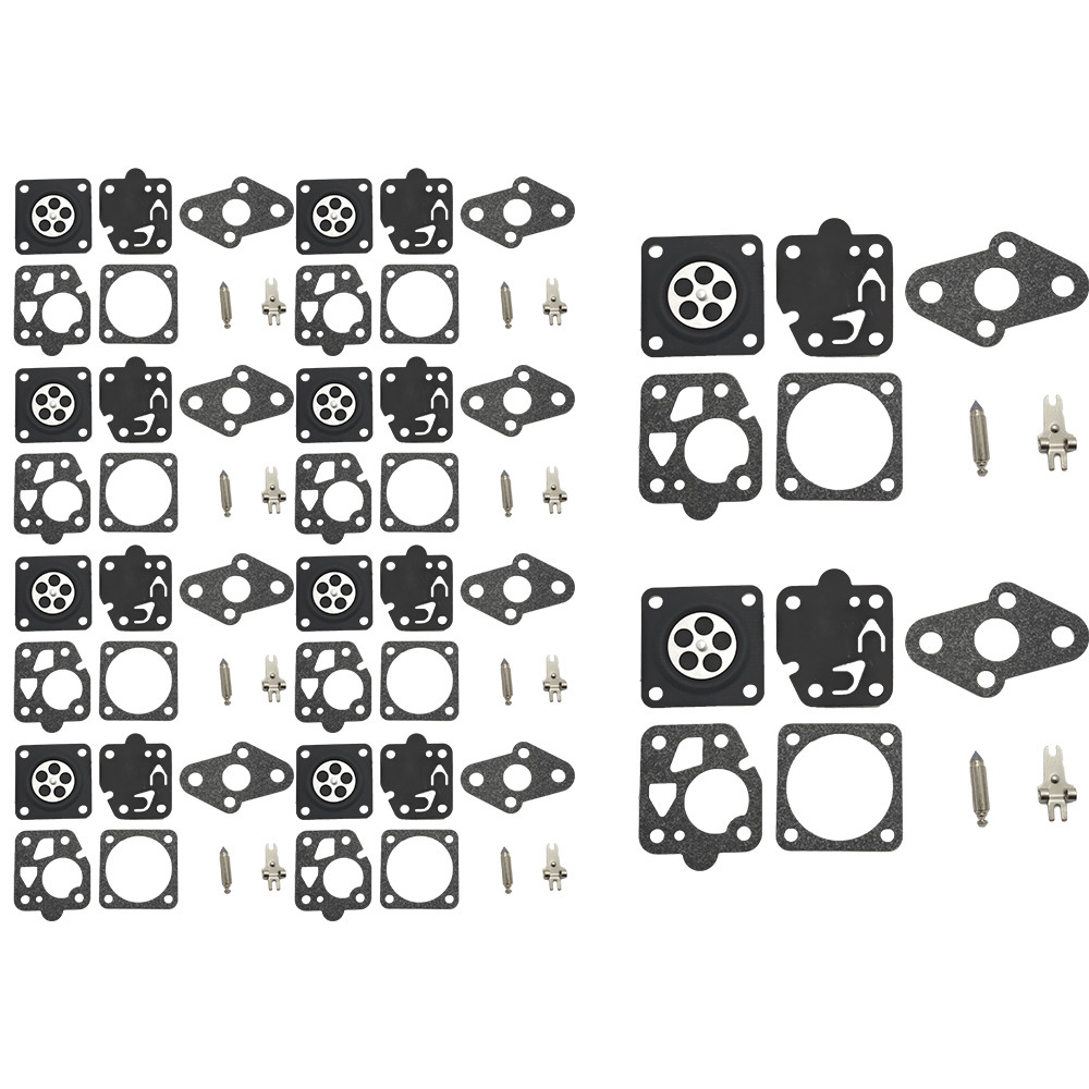 10 ชุดคาร์บูเรเตอร์ซ่อม Rebuild ชุดไดอะแฟรมสําหรับ Kawasaki TG20 TG24 TG25 TG33 TD24 TD25 TD33 TD40 