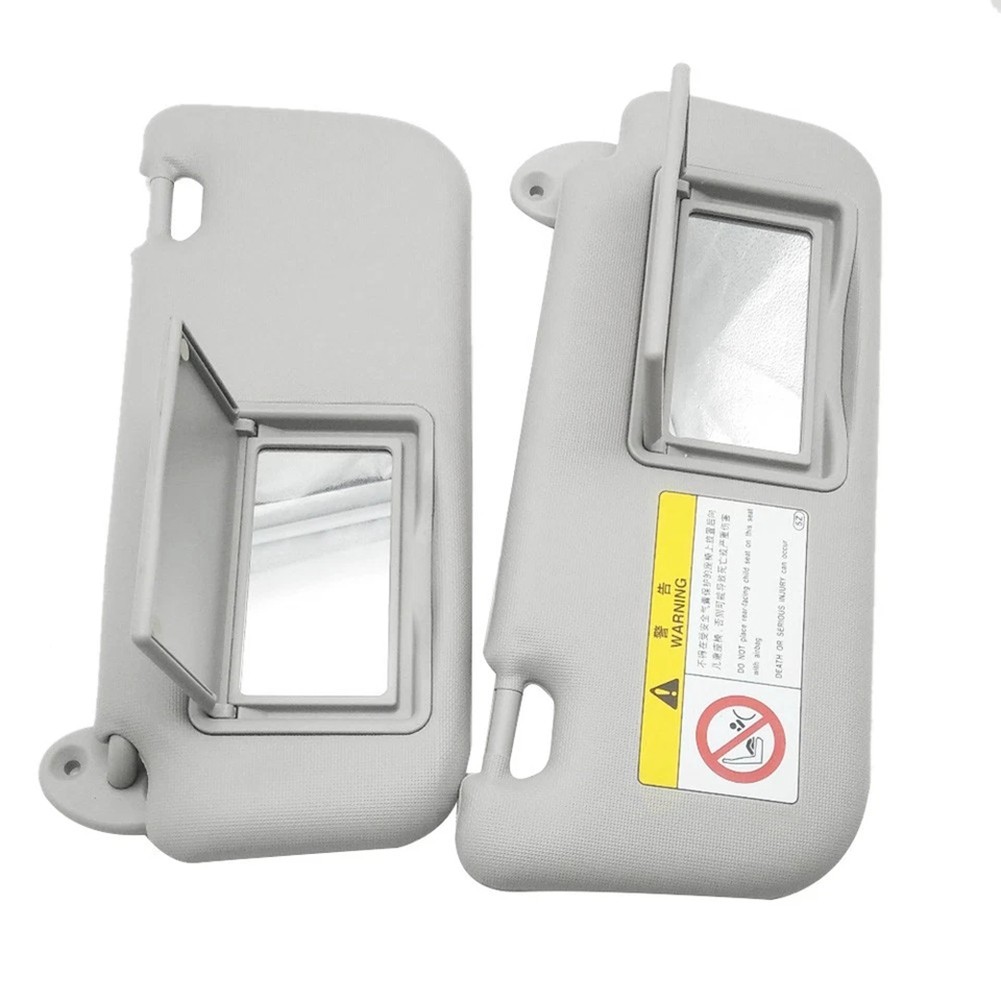 HE ใหม่Car Sun Visor แผงกระจกแต่งหน้าสําหรับ Toyota สําหรับ Corolla E160 E170 2014-17