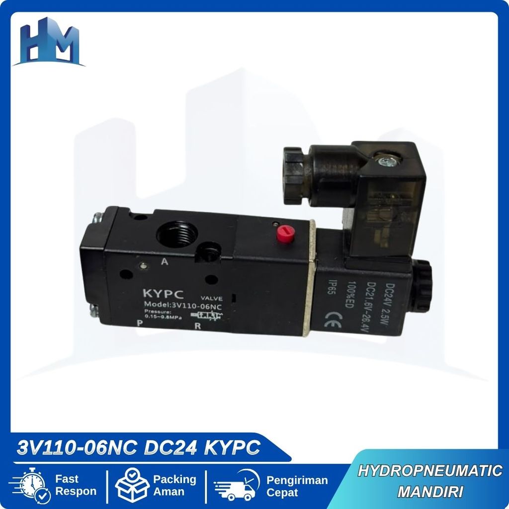 SOLANOID 3V110-06NC DC24 KYPC
