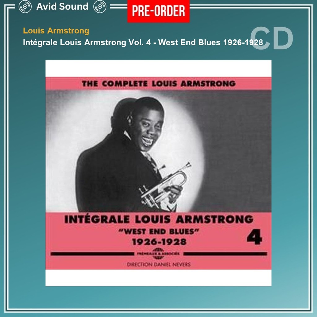 Pre-Order CD แผ่นซีดี Louis Armstrong Intégrale Louis Armstrong Vol. 4 - West End Blues 1926-1928 Lo