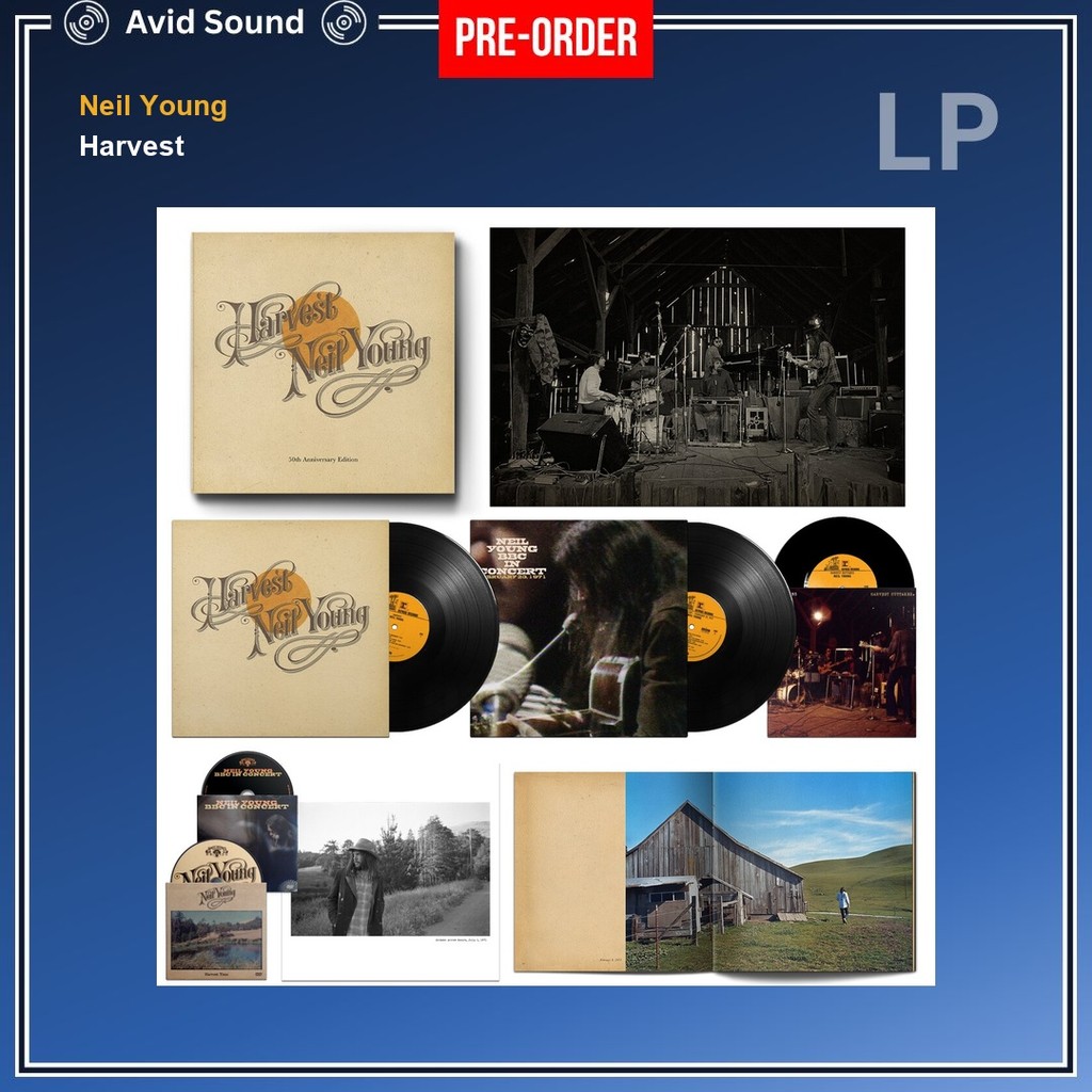 Pre-Order แผ่นเสียง Neil Young Harvest ใหม่ ซีล Neil Young Vinyl LP