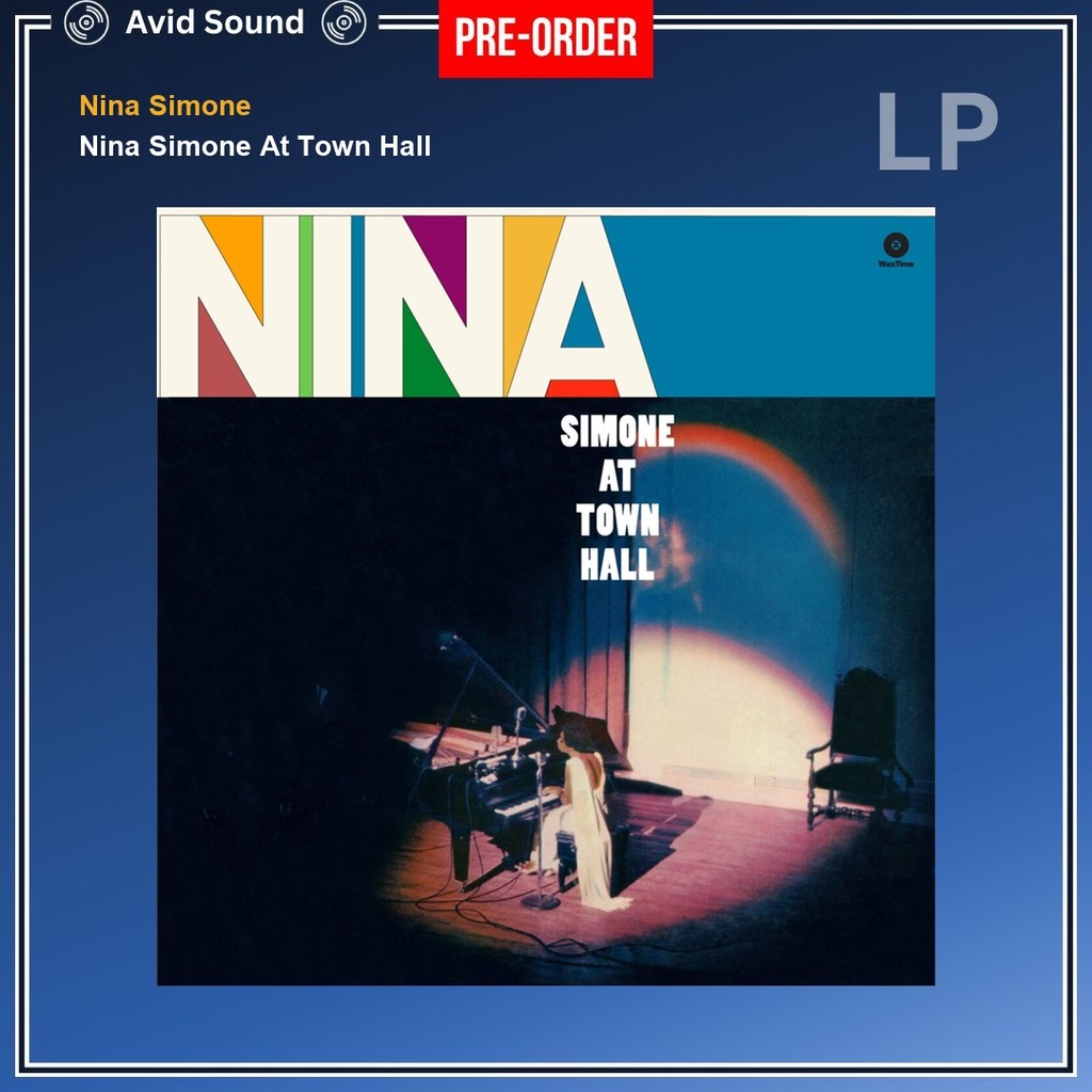 Pre-Order แผ่นเสียง Nina Simone Nina Simone At Town Hall ใหม่ ซีล Nina Simone Vinyl LP