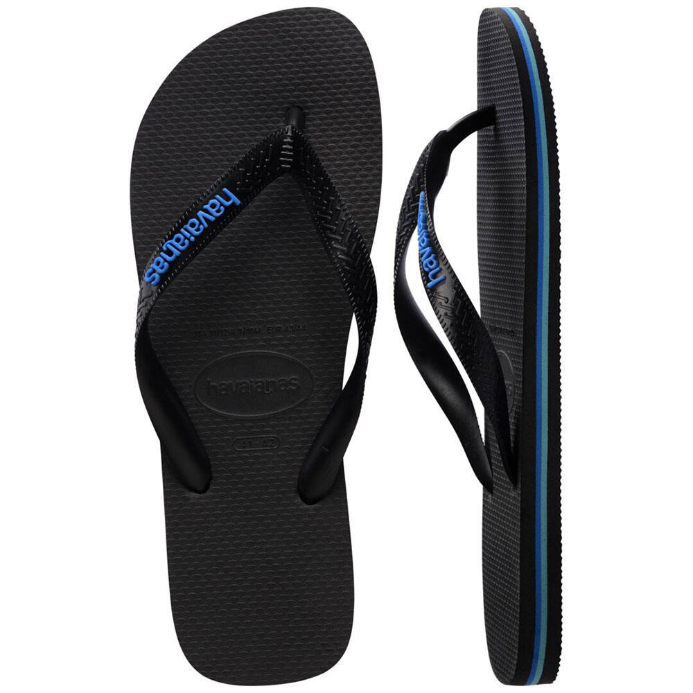 HAVAIANAS شبشب Top Logo Filete — أسود/أزرق — صورة 4