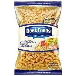 💥 เบสท์ฟู้ดส์มะกะโรนีรูปข้องอ 200กรัม 🔔 Best Foods Elbow Macaroni 200g.