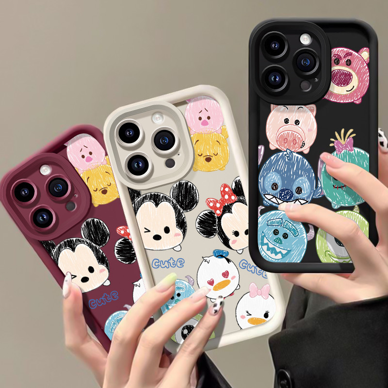 เคสสำหรับ Samsung A06 4G เคสโทรศัพท์สัตว์น่ารักสามสีซิลิโคนกันกระแทก ราคา ถูกที่สุด ดีลบีเคเค แกลเลอรีภาพที่ 6
