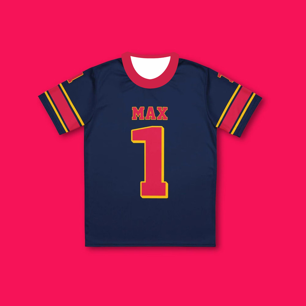 Max Verstappen Redbull F1 TShirt เสื้อไมโครไฟเบอร์