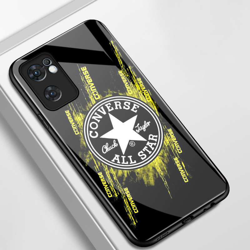 เคสสำหรับ OPPO Reno 7 5G Reno 7 Pro 5G Reno 6 5G Reno 6Z 5G เคสโทรศัพท์แบรนด์อินเทรนด์เปลือกแก้วกันกระแทก