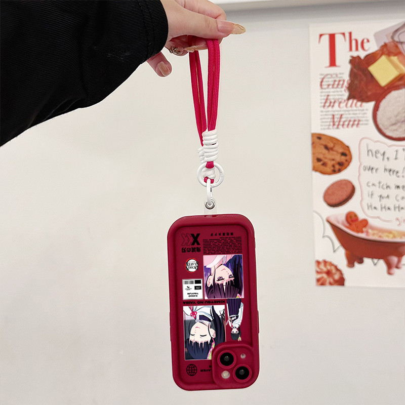 เคสสำหรับ Realme 11 4G 11 5G 11X 5G C67 5G V50s 5G Narzo 60X 5G เคสโทรศัพท์ตัวละครอนิเมะสายคล้องสามสีซิลิโคนกันกระแทก ราคา ถูกที่สุด ดีลบีเคเค แกลเลอรีภาพที่ 6