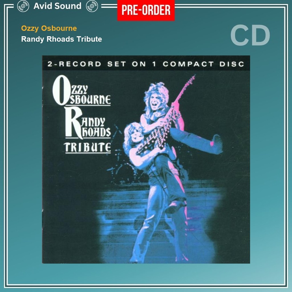 Pre-Order CD แผ่นซีดี Ozzy Osbourne Randy Rhoads Tribute ใหม่ ซีล Ozzy Osbourne CD