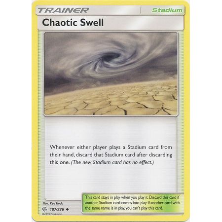 การ์ดโปเกมอน Chaotic Swell - 187/236 - Uncommon