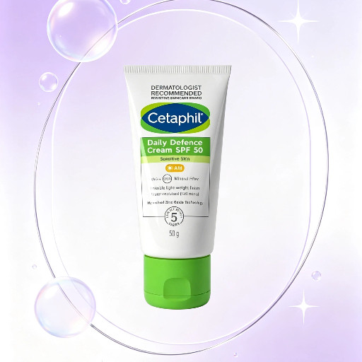 Daily Defence Cream Mineral Filter น้ําหนักเบาสําหรับผิวแพ้ง่าย Sun-Care Cream