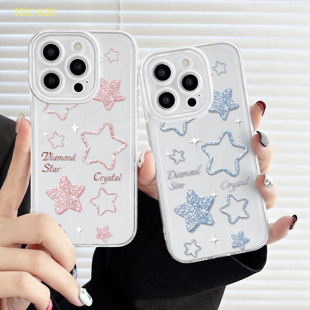 Tecno Spark 20 20C Go 1 Pro 2023 เคสปลอกการ์ตูน Hp Kesing ปกป้องเลนส์ TMTSY S7-0004