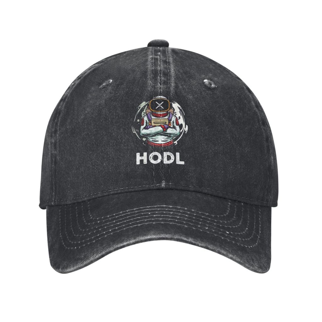 คุณภาพดี Xrp Hodl To The Moon Xrp นักบินอวกาศ Xrp เหรียญผู้ถือ Casquette แฟชั่นเบสบอลหมวก