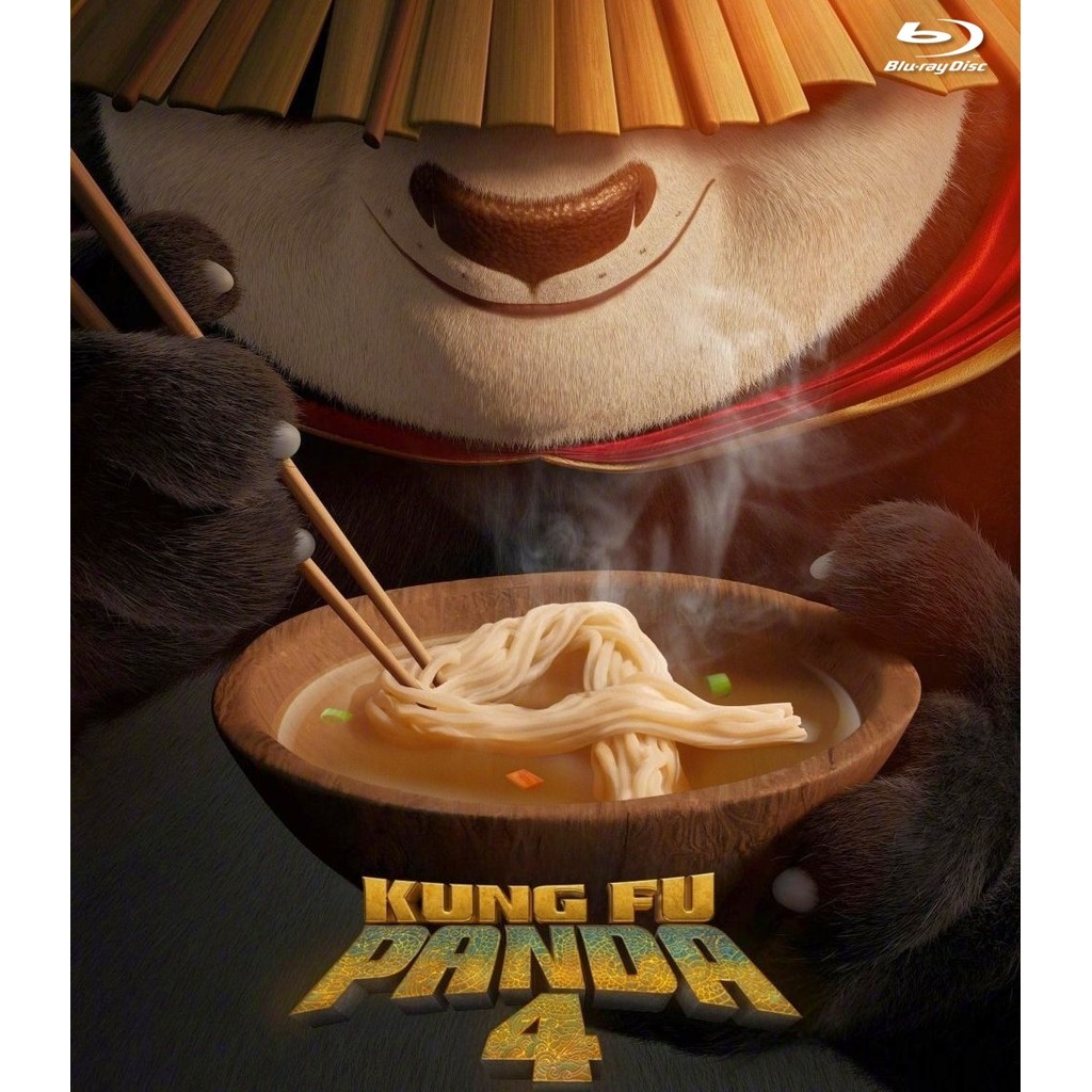 Kung Fu Panda 4 กังฟูแพนด้า 4 (2024) บลูเรย์ Blu-ray ⭐7.0/10 Jack Black