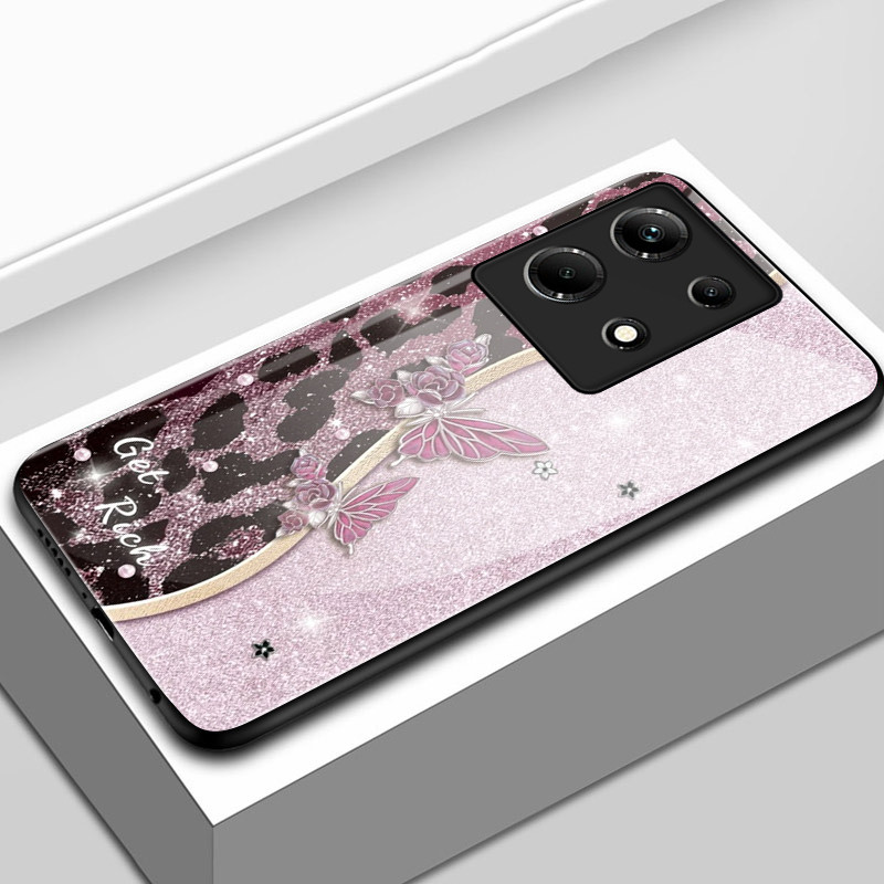 เคสสำหรับ Infinix Note 30 4G Note 30 5G Gt 20 pro เคสโทรศัพท์ผีเสื้อเปลือกแก้วกันกระแทก