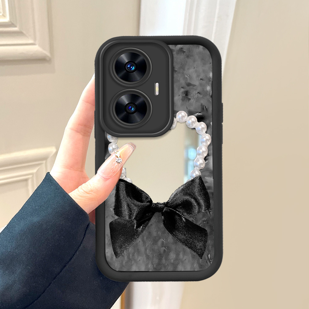 Realme C55 สําหรับกระจกปลอกนุ่มน่ารัก Softcase การ์ตูน Hp Full Kesing ผีเสื้อ Cassing 1142 JZ